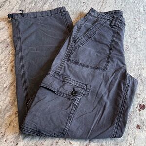 American Eagle Outfitters Charcoal Cargo Pants